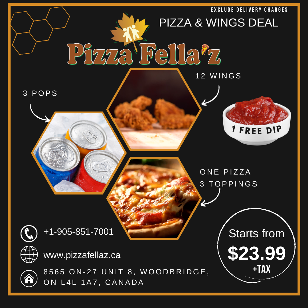 Pizza & Wings Deal -post-pizzafellaz